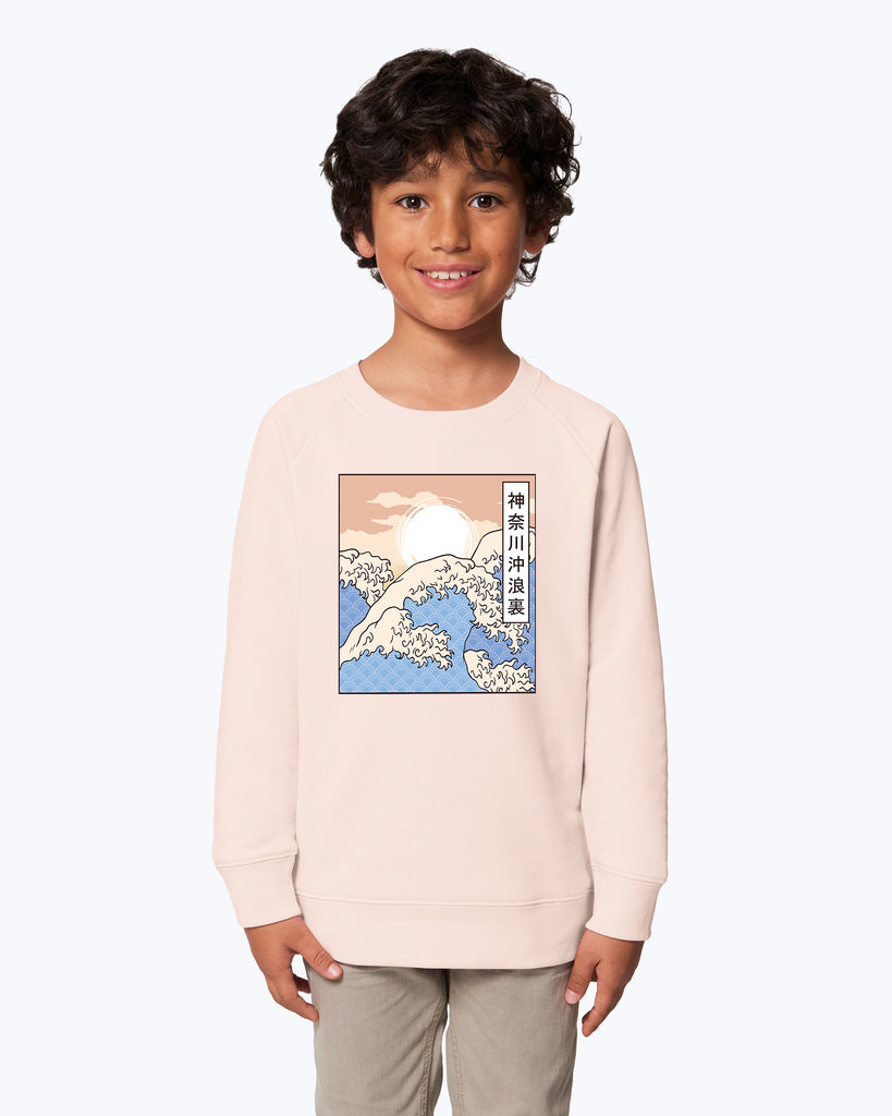 Kids Sweater Japanese Waves