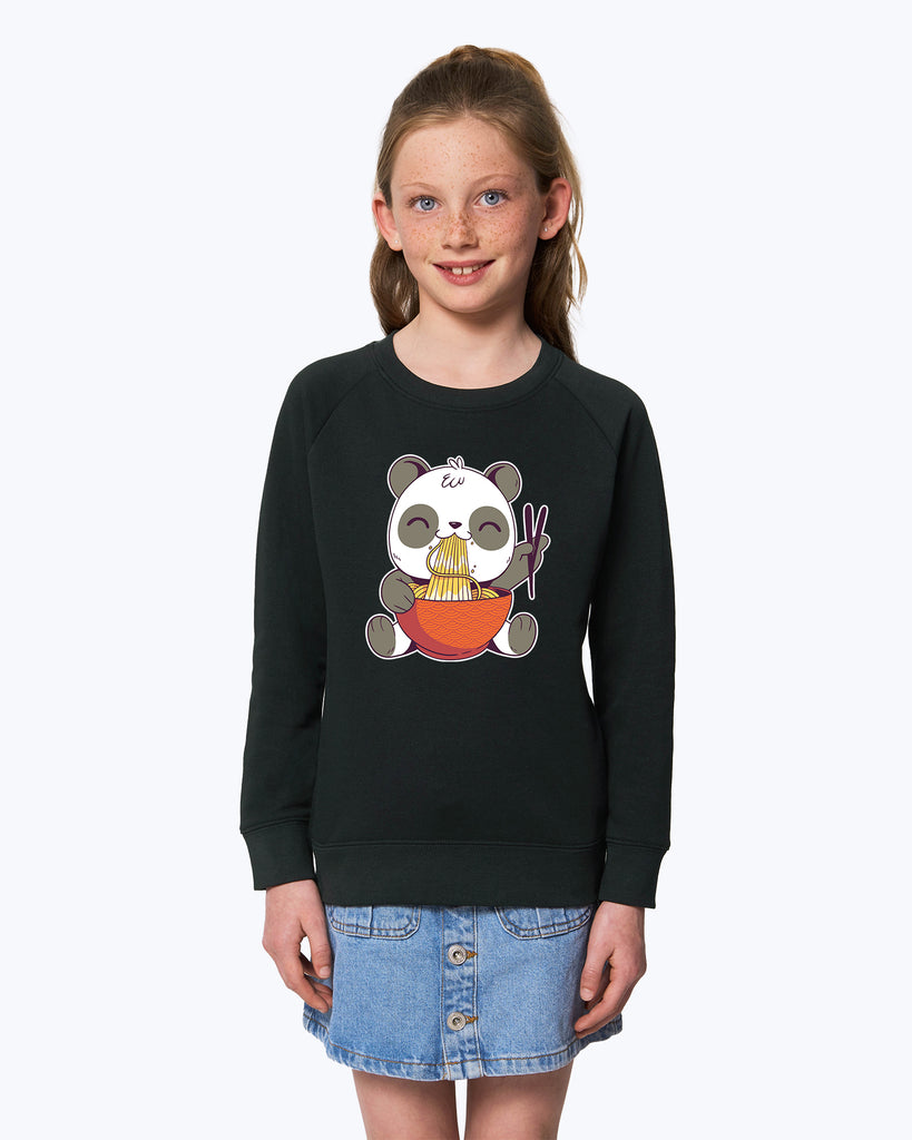 Kids Sweater Panda Ramen Noodles