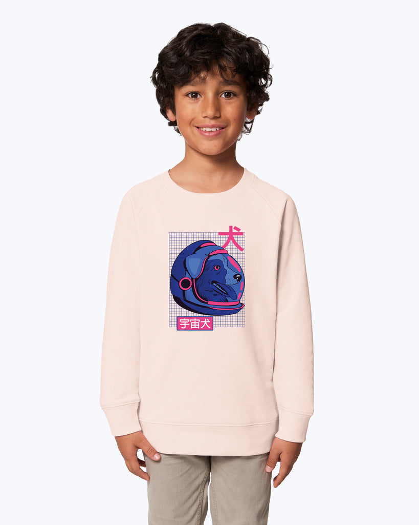 Kids Sweater Space Dog