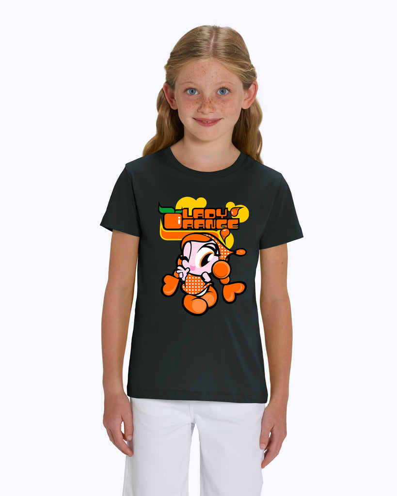 Kids T-Shirt Lady Orange