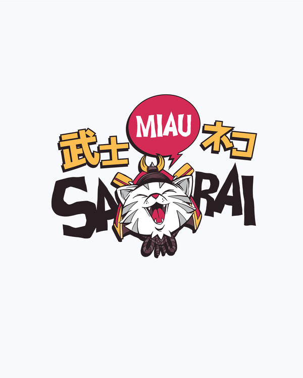 Kids T-Shirt Samurai Cat
