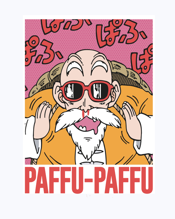 T-shirt Master Roshi Pafu Pafu Manga
