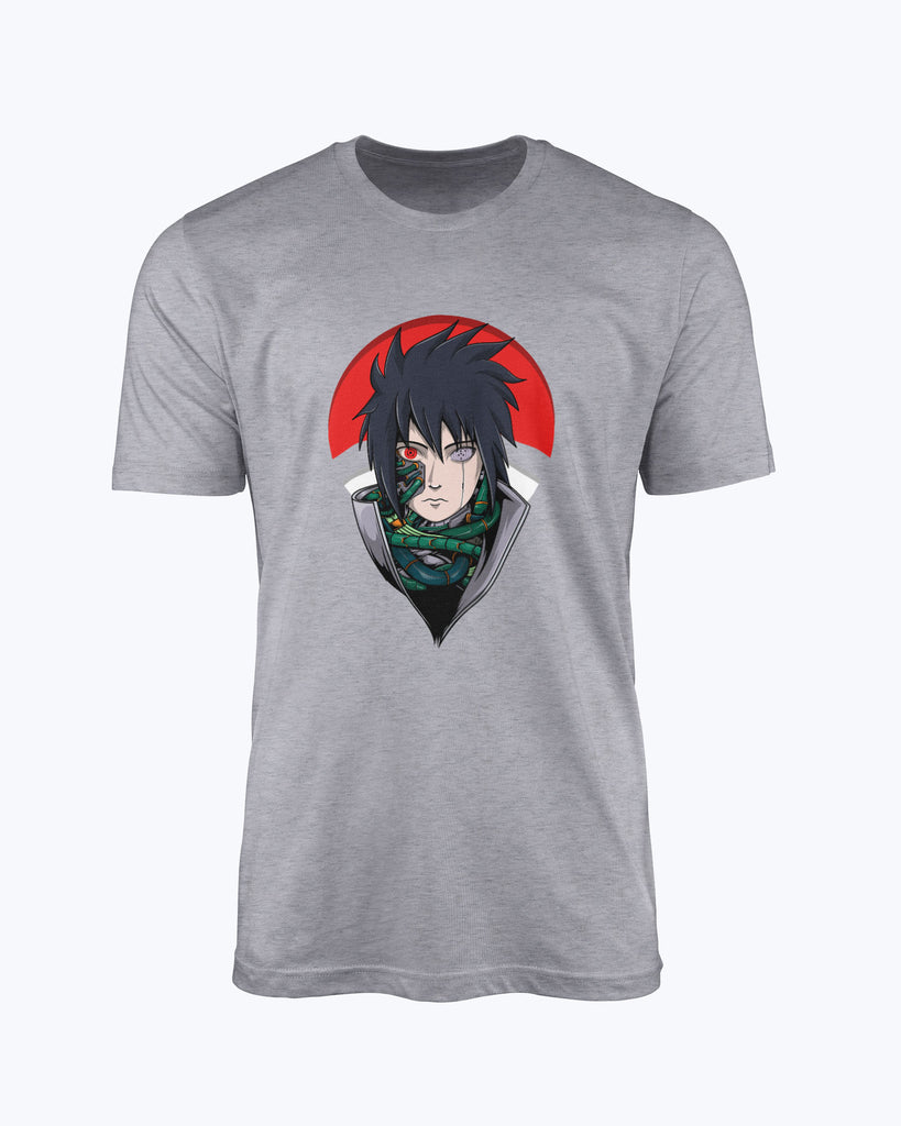T shirt Cyborg Sasuke Uchiha Anime