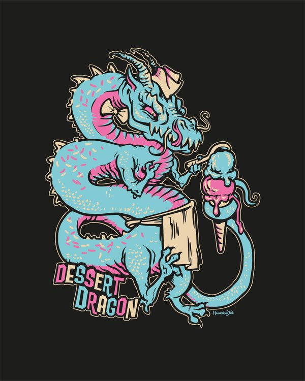 T shirt Dessert Dragon Loves Ice Cream Manga