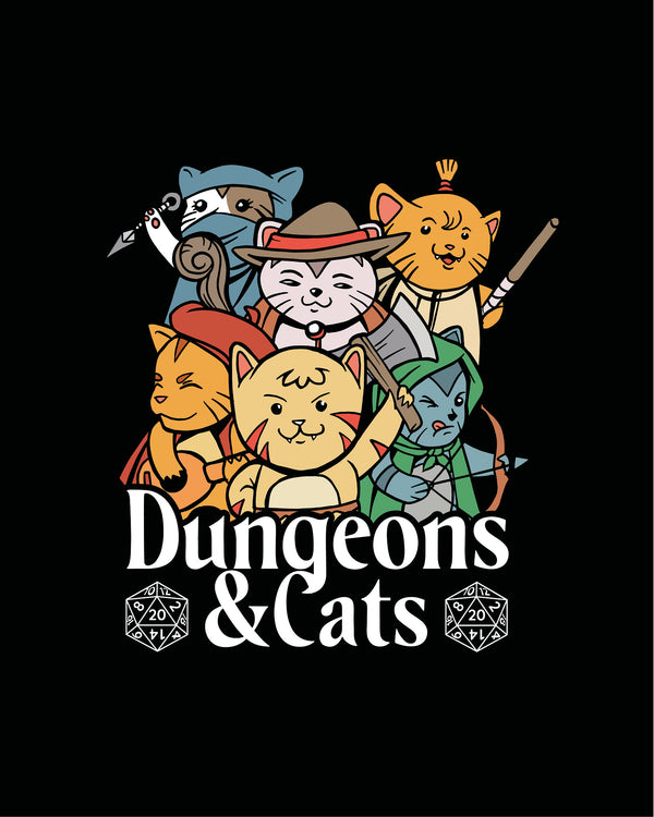 T shirt Dungeon Cats