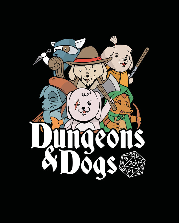 T shirt Dungeon Dogs