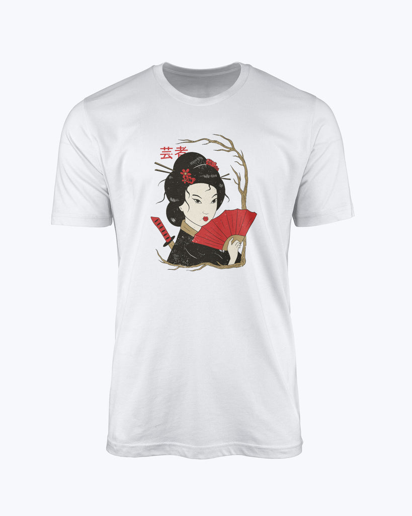 T shirt Geisha Fan