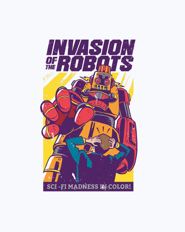 T-shirt Invasion Robots