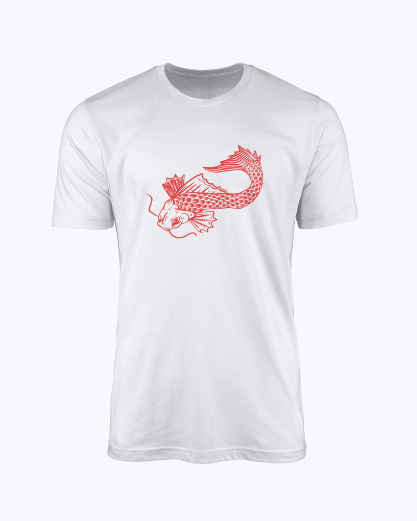 T-shirt Japan Koi Fish Red