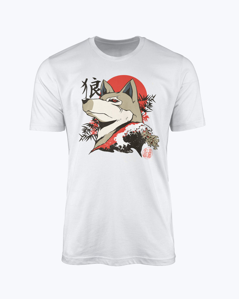 T-shirt Japan Wolf Wave