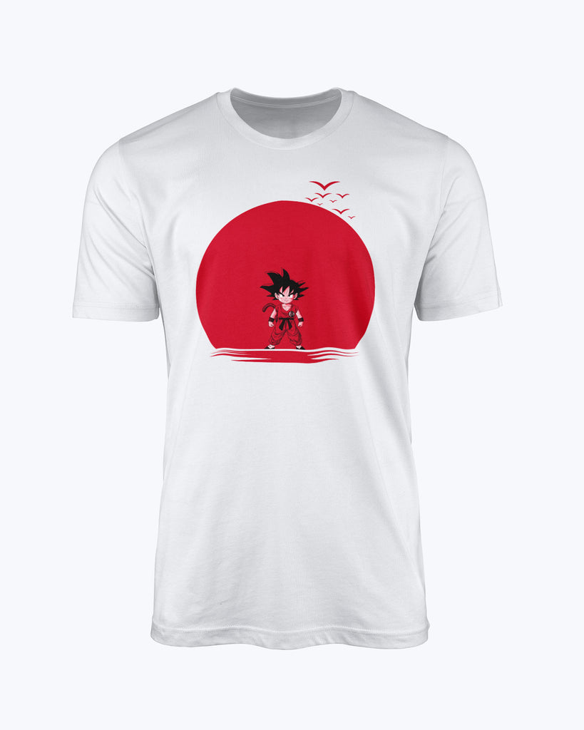 T-shirt Goku Red Moon Manga
