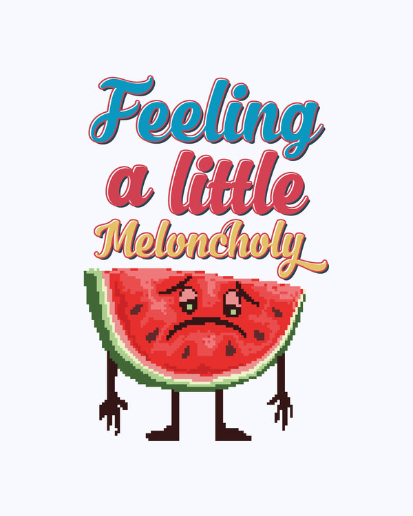 T-shirt Melon Meloncholy Food Puns