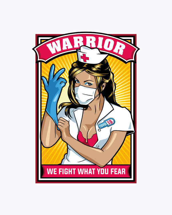 T-shirt Nurse Warrior