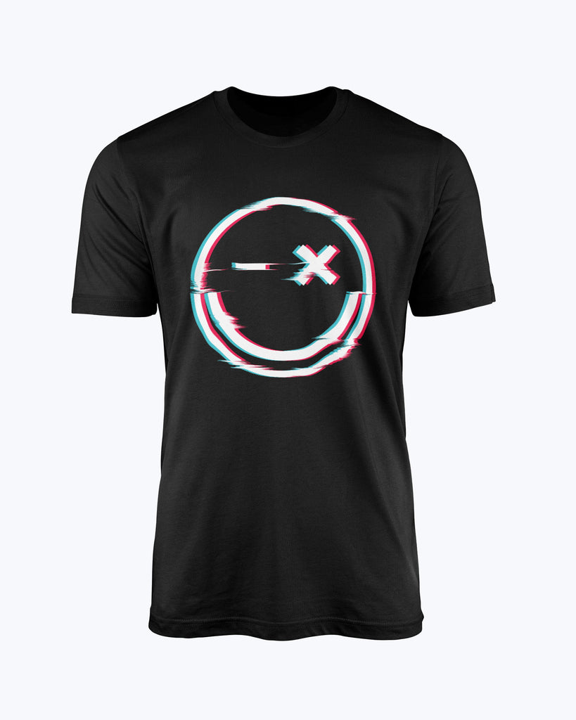 T-shirt Smiley Glitch